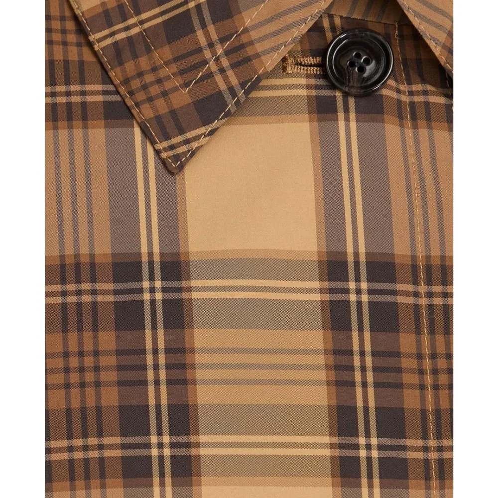 Toteme Tan and Brown Plaid Coat - Picture 4 of 10
